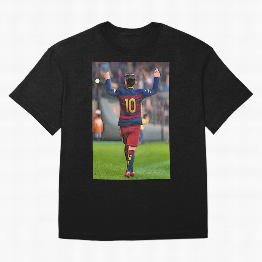 Lionel Messi (2) caricature Oversized T-Shirt Turn Every Weekend Toward the FIFA World Cup 2026 Journey through Neymar, Haaland and Cristiano Ronaldo Highlights, France and Portugal Pride, Football History, Final Match Energy, Crowd Noise and Once