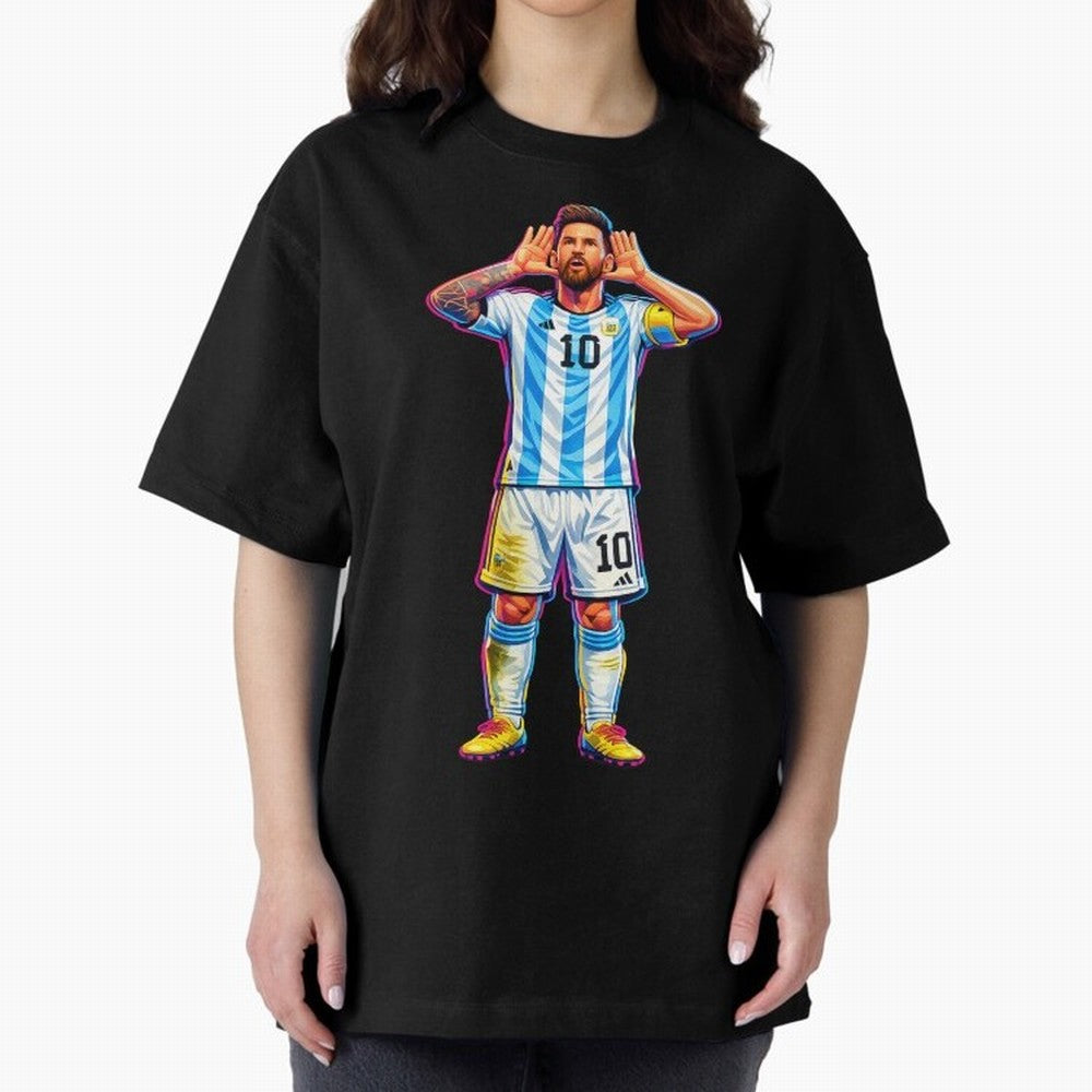Messi Celebration Classic T-Shirt Get Ready for FIFA World Cup 2026 Group Stage Highlighting Cristiano Ronaldo, Portugal, Spain and Germany Energy, Soccer Culture, Superstar Moments, National Team Dreams and Competitive Fire; Great for Watch