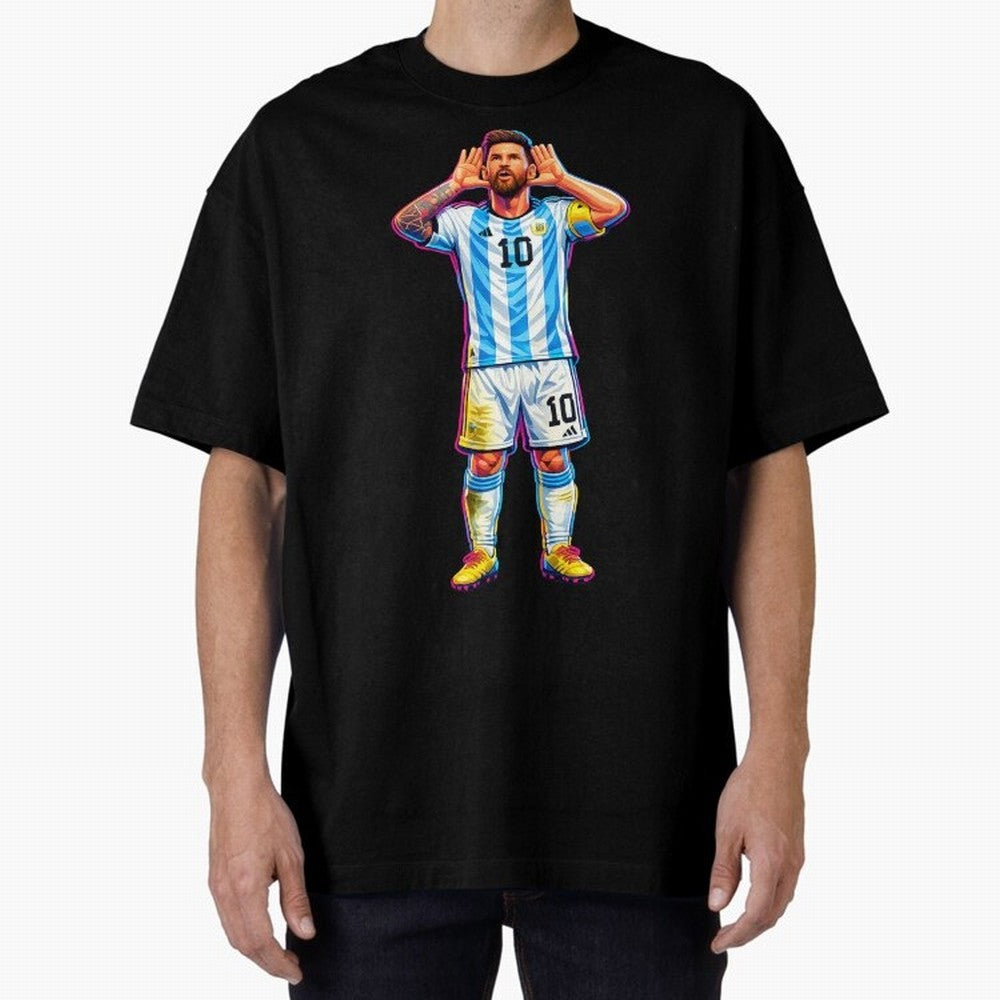 Messi Celebration Classic T-Shirt Get Ready for FIFA World Cup 2026 Group Stage Highlighting Cristiano Ronaldo, Portugal, Spain and Germany Energy, Soccer Culture, Superstar Moments, National Team Dreams and Competitive Fire; Great for Watch