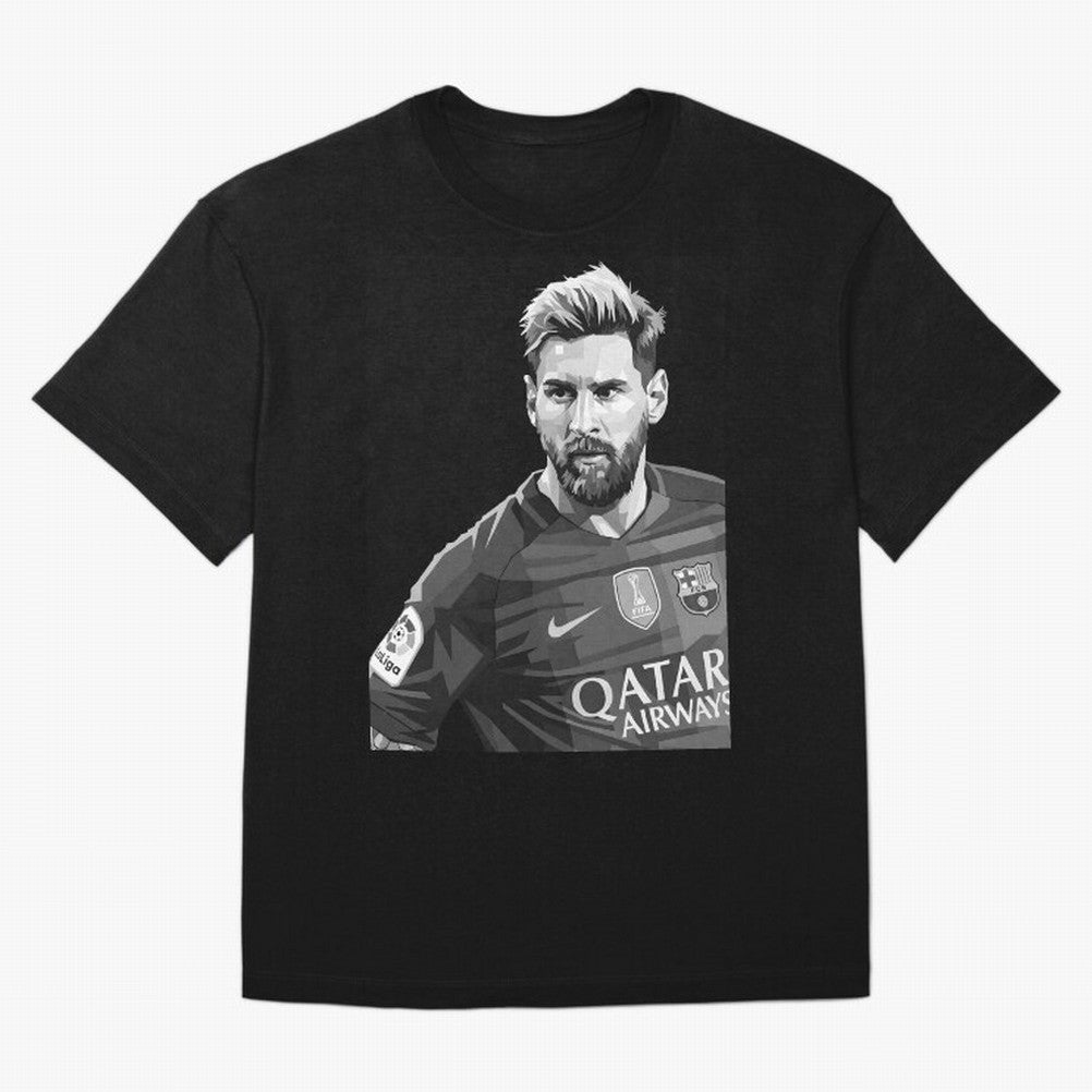 Messi grayscale Classic T-Shirt Capture Stadium Memories from Global Football Passion for FIFA World Cup 2026 Group Stage, Featuring Cristiano Ronaldo, Haaland and CR7, Brazil, Portugal and Argentina, Fan Favorite Moments, National Team Passion,