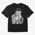 Messi grayscale Oversized T-Shirt Celebrate Golden Goal Energy in FIFA World Cup 2026 USA Canada Mexico for Fans of Mbappe and Neymar and England and Germany, Bringing Game Day Rituals, Football Legends, Country Pride and the Road to the Final;