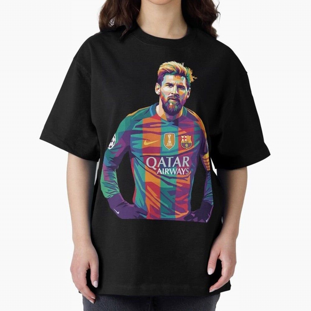 Messi Wpap Classic T-Shirt Keep the Match Day Mood of FIFA World Cup 2026 USA Canada Mexico Spirit, Celebrating Portugal, Spain and Germany, Haaland and Mbappe, Football Festival Excitement, Trophy Ambitions, Country Rivalries and Star Player Buzz;