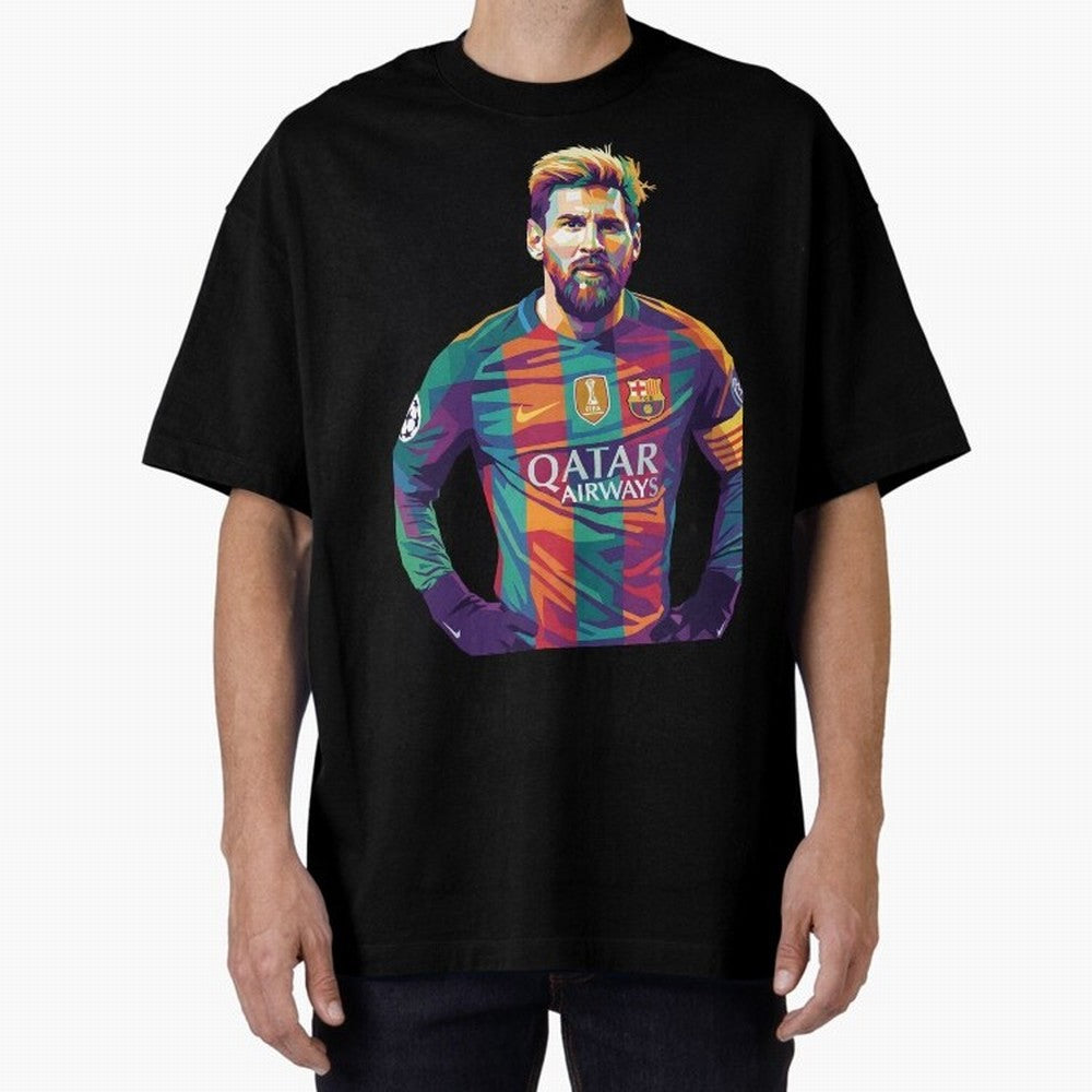 Messi Wpap Classic T-Shirt Keep the Match Day Mood of FIFA World Cup 2026 USA Canada Mexico Spirit, Celebrating Portugal, Spain and Germany, Haaland and Mbappe, Football Festival Excitement, Trophy Ambitions, Country Rivalries and Star Player Buzz;