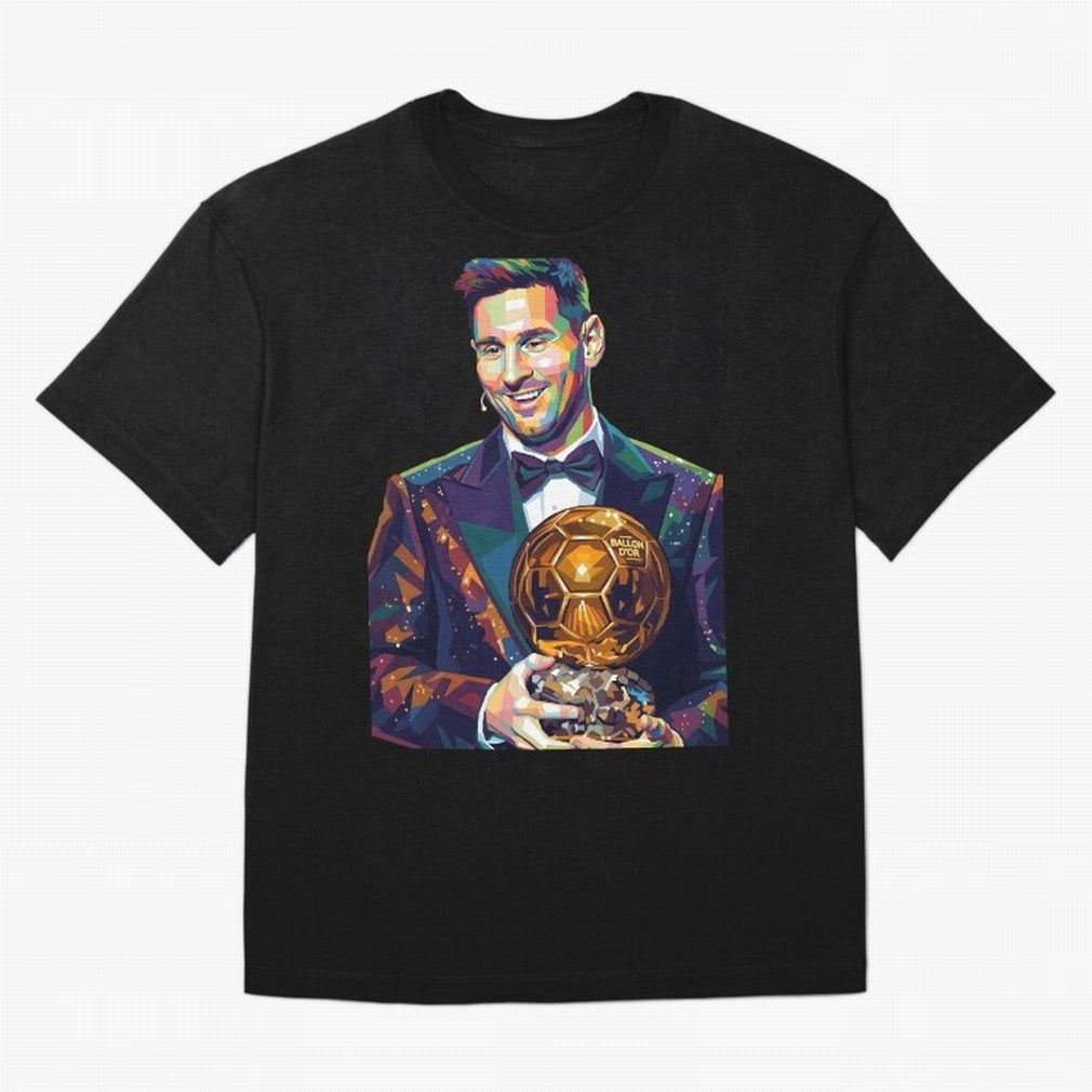 Messi Wpap Oversized T-Shirt Follow Every Goal of Match Day Hype around FIFA World Cup 2026, CR7, England, France and Netherlands, Retro Football Energy, Iconic Rivalries, Trophy Chase Drama and Stadium Atmosphere; Ideal for Football Dads, Football