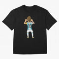 Cartoon Illustration Messi vs Netherlands World Cup Qatar 2022 Classic T-Shirt Bring Bold Fan Energy to FIFA World Cup 2026 Inspired by Cristiano Ronaldo, Haaland and CR7, France Energy, Football History, Final Match Energy, Crowd Noise and Once in