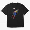 Lionel Messi Classic T-Shirt Honor Football Greatness during FIFA World Cup 2026 USA Canada Mexico for Fans of Haaland and France, Bringing Retro Football Energy, Iconic Rivalries, Trophy Chase Drama and Stadium Atmosphere; Ideal for Passionate
