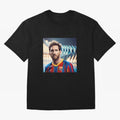 Messi Photo Realistic Paint Art Classic T-Shirt Cheer through Every Moment of Global Football Passion for FIFA World Cup 2026 USA Canada Mexico, Capturing Neymar, Haaland and Cristiano Ronaldo, Spain and Netherlands, Sports Nostalgia, International