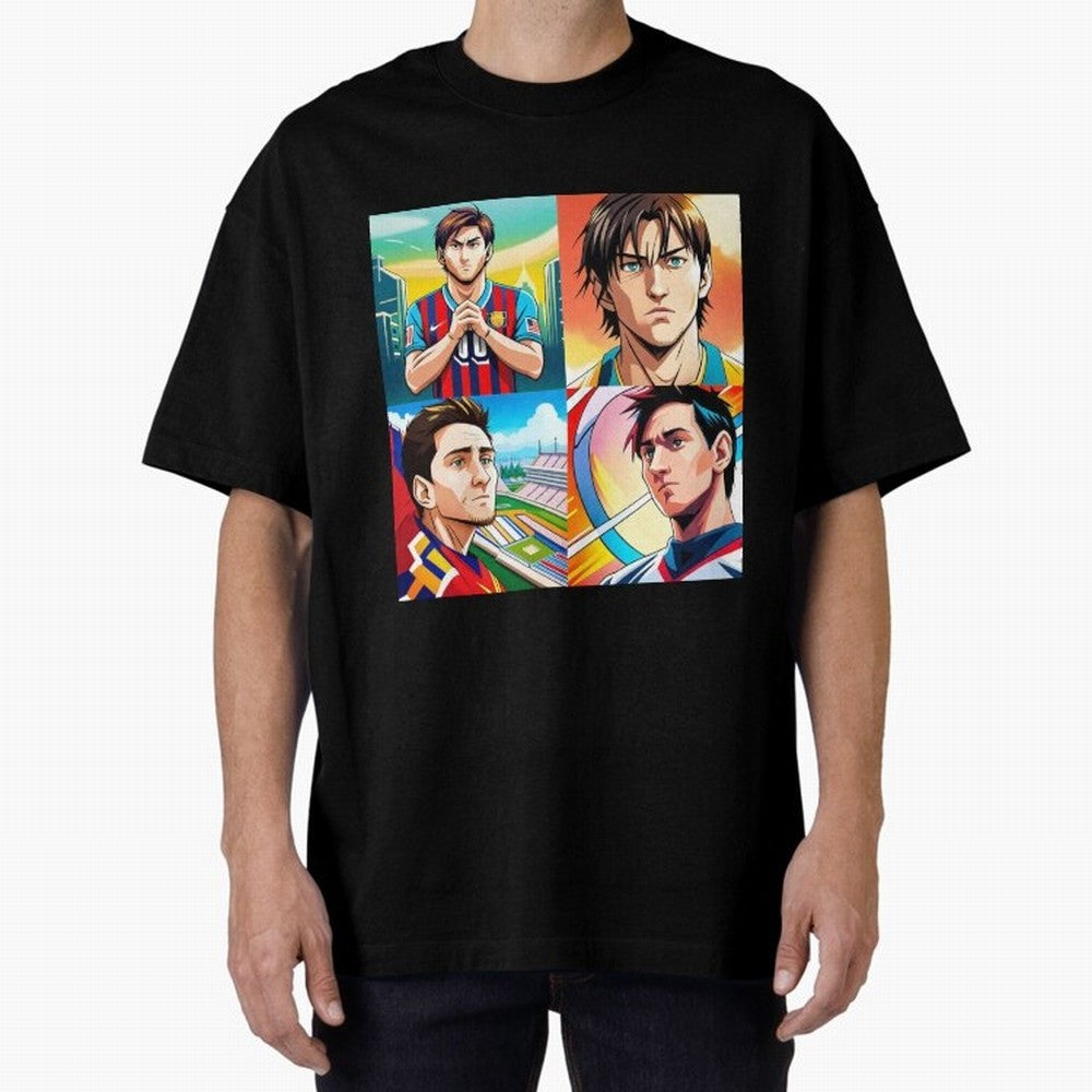 Messi Inspired Anime Art Pack Classic T-Shirt Live the Energy of Match Day Hype around FIFA World Cup 2026, Haaland and Mbappe, Portugal, Tournament Hype, Historic Matchups, Family Viewing Parties and Global Sports Pride; Perfect for People Who