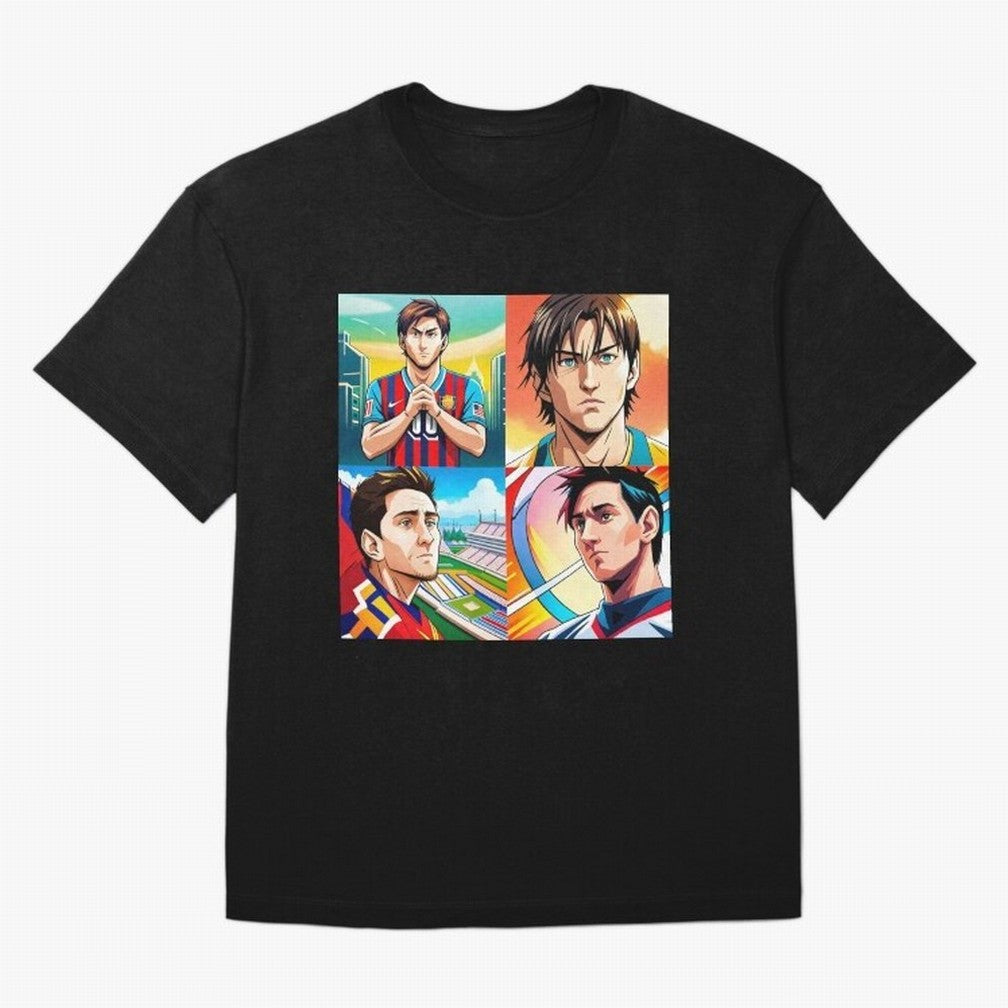 Messi Inspired Anime Art Pack Classic T-Shirt Live the Energy of Match Day Hype around FIFA World Cup 2026, Haaland and Mbappe, Portugal, Tournament Hype, Historic Matchups, Family Viewing Parties and Global Sports Pride; Perfect for People Who