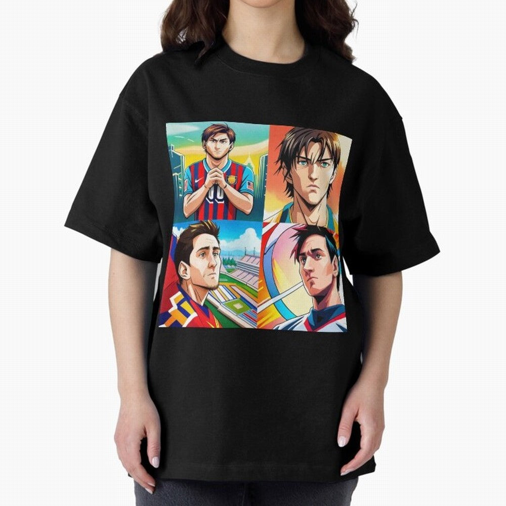 Messi Inspired Anime Art Pack Classic T-Shirt Live the Energy of Match Day Hype around FIFA World Cup 2026, Haaland and Mbappe, Portugal, Tournament Hype, Historic Matchups, Family Viewing Parties and Global Sports Pride; Perfect for People Who