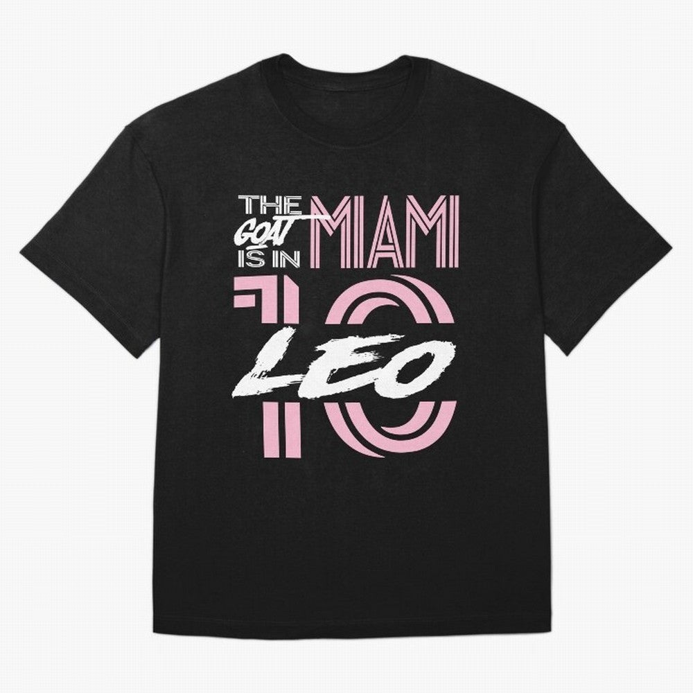 Leo the Goat Is In Miami Classic T-Shirt Remember FIFA World Cup 2026 Group Stage for Fans of Messi and Cristiano Ronaldo and England, Bringing Fan Favorite Moments, National Team Passion, Big Match Drama and Soccer History; Perfect for Fans,