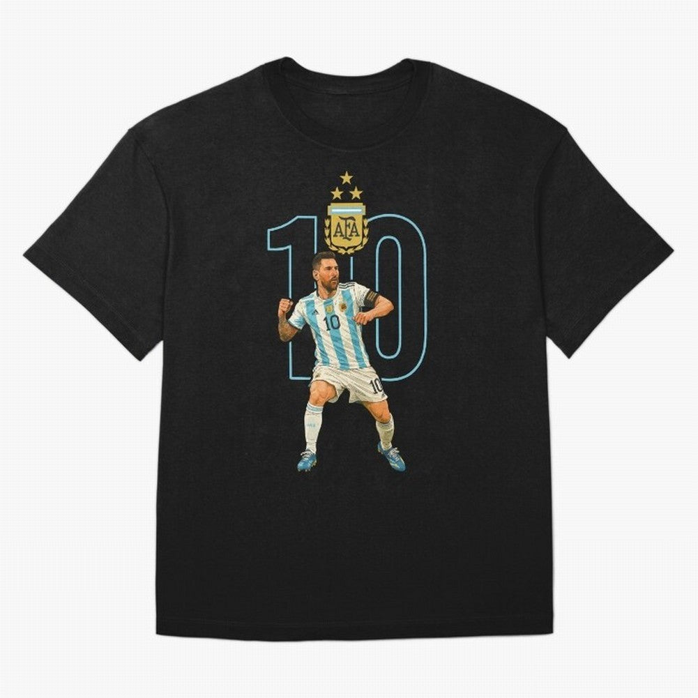 10 MESSI Classic T-Shirt Bring World Football Passion into Match Day Hype around FIFA World Cup 2026, Cristiano Ronaldo, Argentina and Brazil, Football History, Final Match Energy, Crowd Noise and Once in a Lifetime Moments; Ideal for Football