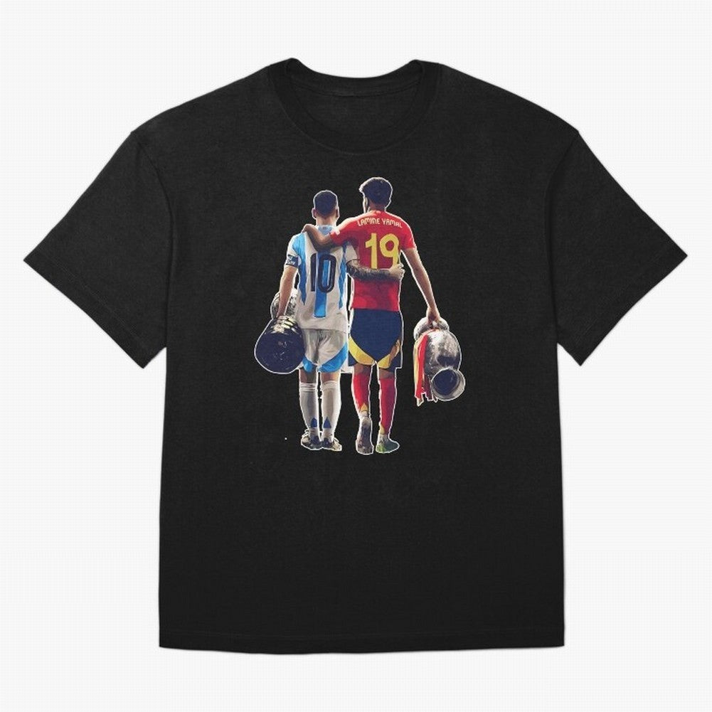 Lionel Messi and Foster child Classic T-Shirt Make Memories around FIFA World Cup 2026 USA Canada Mexico for Fans of Messi and Argentina, Bringing Worldwide Fan Energy, Dramatic Goals, Stadium Lights and Championship Celebrations; Built for
