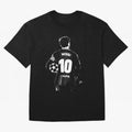 Lionel Messi Oversized T-Shirt Represent Fans Who Live for FIFA World Cup 2026 Centered on Mbappe, Brazil, Portugal and Argentina Energy, Retro Football Energy, Iconic Rivalries, Trophy Chase Drama and Stadium Atmosphere; Ideal for Football Dads,