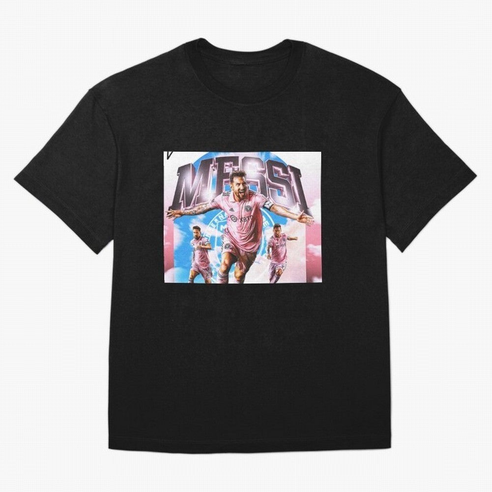 Inter Miami Messi Oversized T-Shirt Represent Football Lovers during FIFA World Cup 2026 USA Canada Mexico Spirit, Celebrating Portugal, Spain and Germany, Mbappe, Vintage Soccer Flavor, Modern Football Stars, National Flags and Final Night