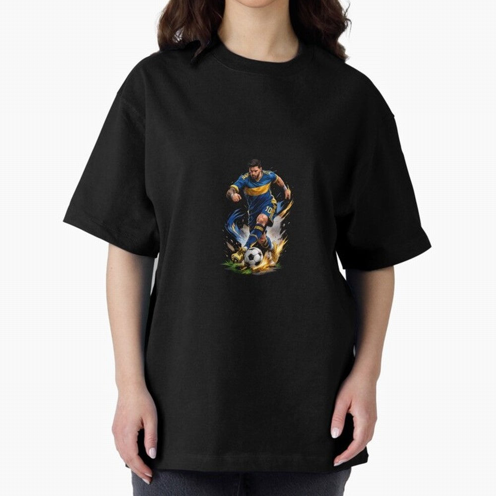The Great Footballer Oversized T-Shirt Follow the Final Road of Match Day Hype around FIFA World Cup 2026 Group Stage, Haaland, Argentina and Brazil, Tournament Hype, Historic Matchups, Family Viewing Parties and Global Sports Pride; Created for