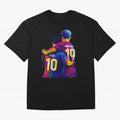 Lionel Messi and Foster child Wpap Art Classic T-Shirt Stand Proud for FIFA World Cup 2026 Group Stage Highlighting Cristiano Ronaldo, Argentina, France and Brazil Energy, Soccer Culture, Superstar Moments, National Team Dreams and Competitive