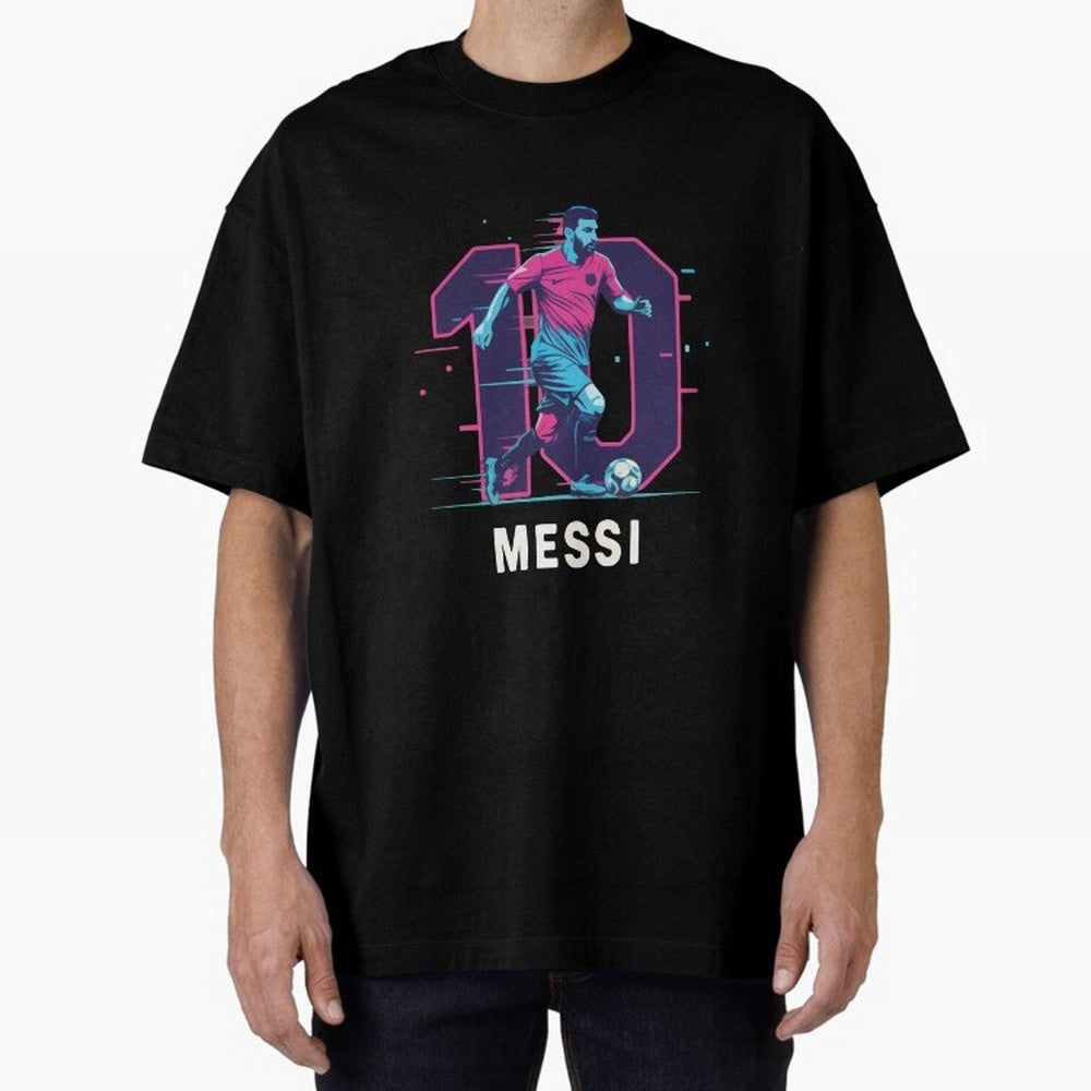 Messi 10 GOAT Oversized T-Shirt Follow the Final Road of the FIFA World Cup 2026 Journey through Cristiano Ronaldo Highlights, Brazil, Portugal and Argentina Pride, Stadium Memories, Football Loyalty, International Chants and Championship
