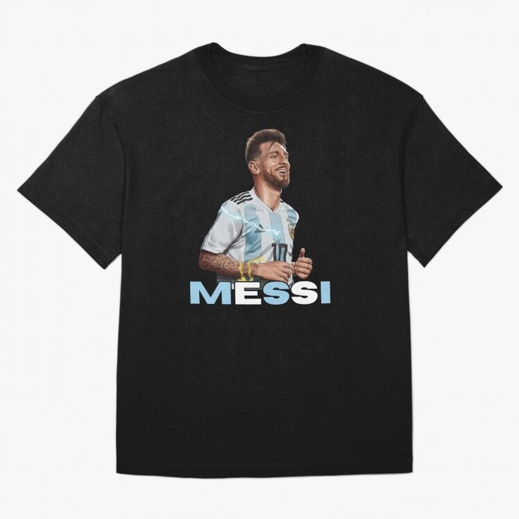 Lionel Messi Oversized T-Shirt Celebrate Every Goal in FIFA World Cup 2026 USA Canada Mexico Spirit, Inspired by Argentina and Brazil, Mbappe, Football History, Final Match Energy, Crowd Noise and Once in a Lifetime Moments; Great for Watch