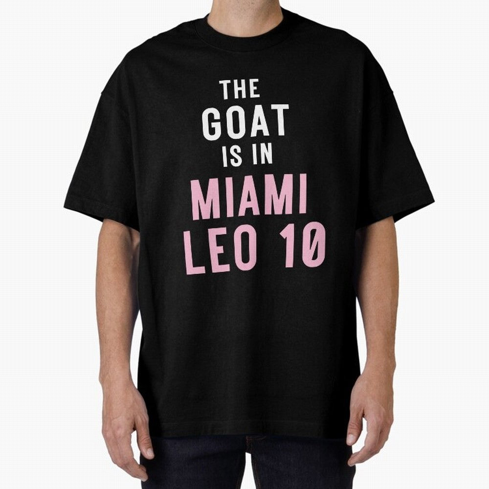 The Goat is in Miami - Leo 10 Essential T-Shirt Celebrate Fan Culture around FIFA World Cup 2026 USA Canada Mexico Spirit, Celebrating Argentina, Messi, Championship Spirit, Famous Goals, Roaring Crowds and International Football Unity; Great for