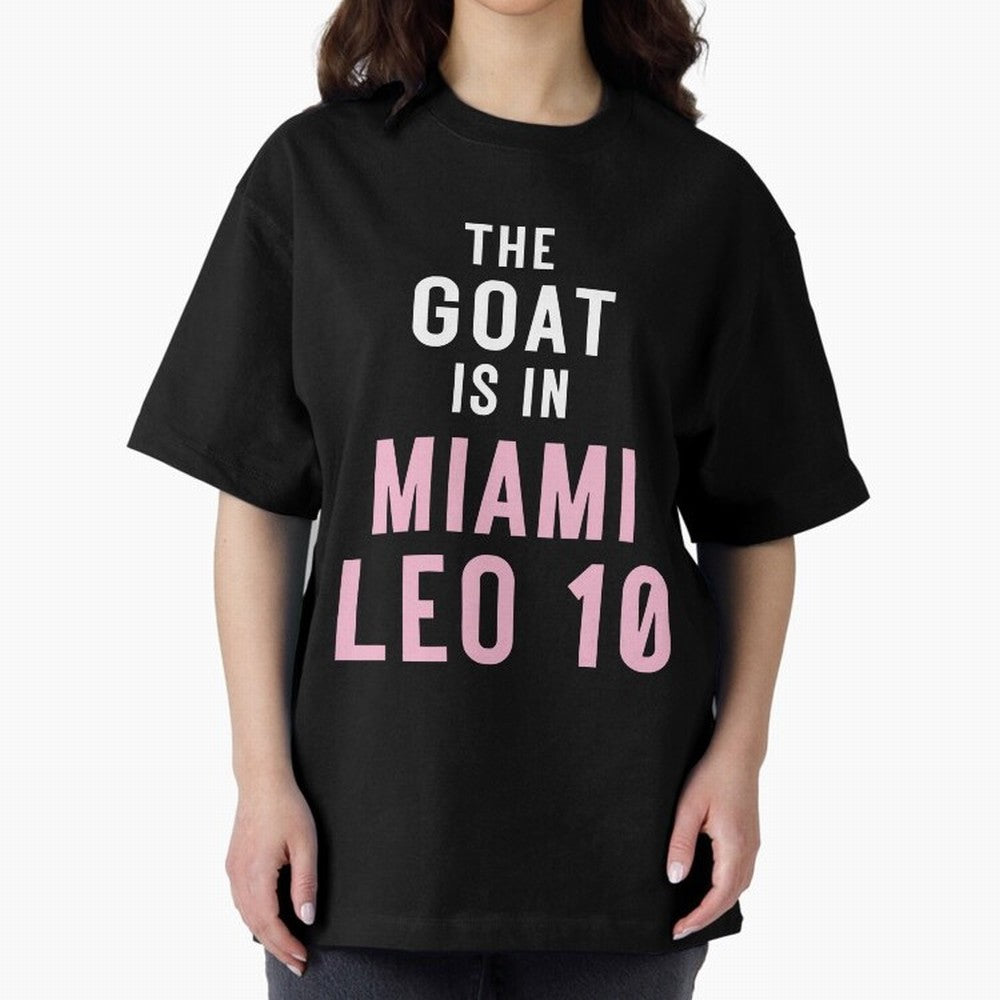The Goat is in Miami - Leo 10 Essential T-Shirt Celebrate Fan Culture around FIFA World Cup 2026 USA Canada Mexico Spirit, Celebrating Argentina, Messi, Championship Spirit, Famous Goals, Roaring Crowds and International Football Unity; Great for