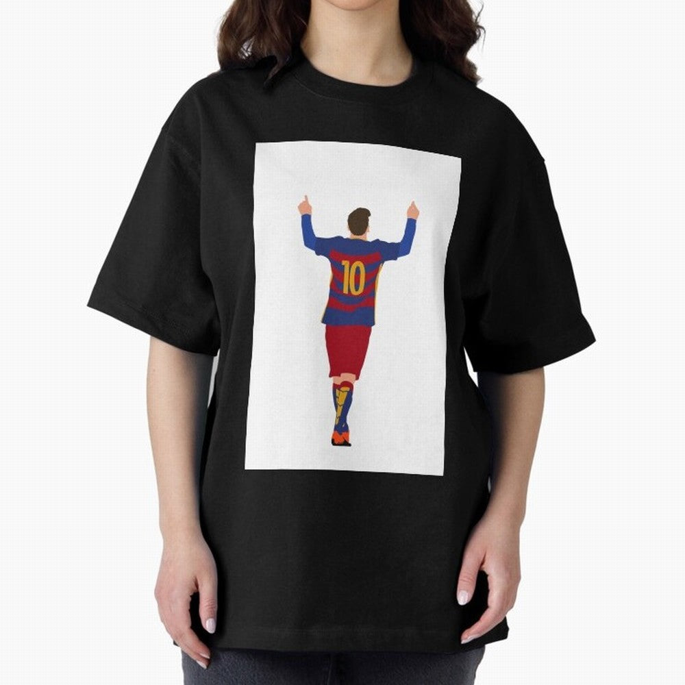 Lionel Messi - FC Barcelona Essential T-Shirt Celebrate the Magic of FIFA World Cup 2026 Spirit, Capturing Brazil, Mbappe, Championship Spirit, Famous Goals, Roaring Crowds and International Football Unity; Ideal for Passionate Fans Who Love