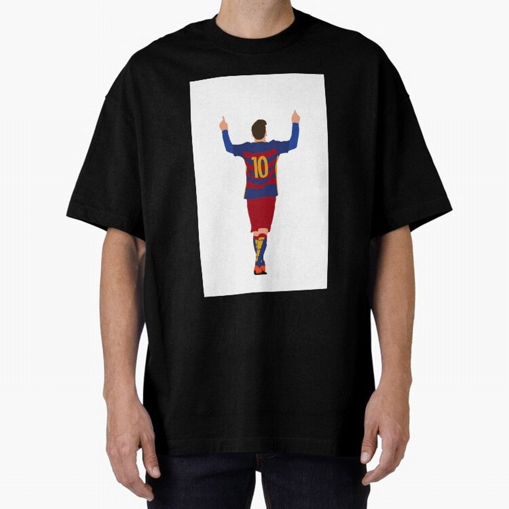 Lionel Messi - FC Barcelona Essential T-Shirt Celebrate the Magic of FIFA World Cup 2026 Spirit, Capturing Brazil, Mbappe, Championship Spirit, Famous Goals, Roaring Crowds and International Football Unity; Ideal for Passionate Fans Who Love