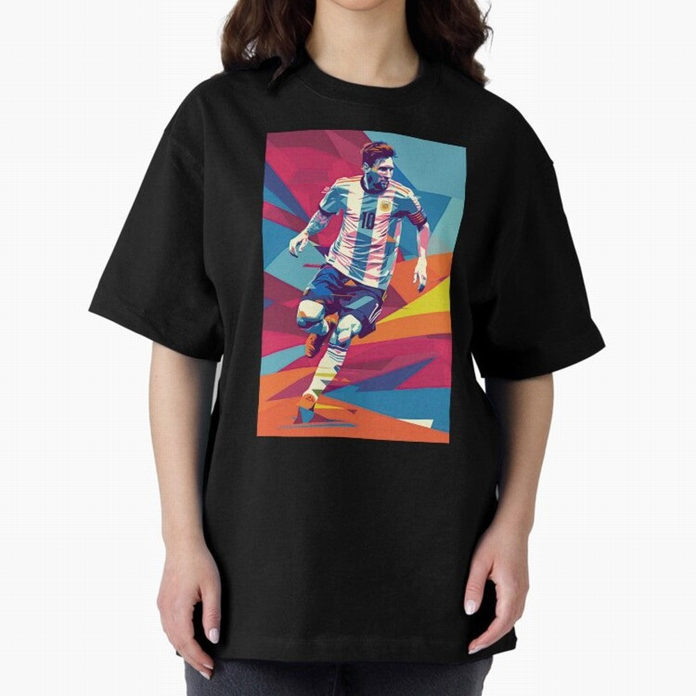 Messi in action Graphic poster design Classic T-Shirt Bring Global Tournament Vibes to FIFA World Cup 2026 for Fans of Messi and England, Bringing Goal Celebration Energy, Supporter Heritage, Football Icons and Worldwide Tournament Joy; Ideal for