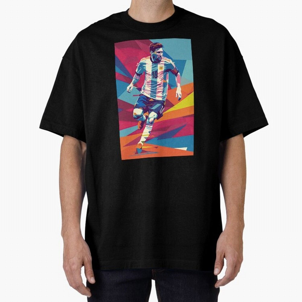 Messi in action Graphic poster design Classic T-Shirt Bring Global Tournament Vibes to FIFA World Cup 2026 for Fans of Messi and England, Bringing Goal Celebration Energy, Supporter Heritage, Football Icons and Worldwide Tournament Joy; Ideal for