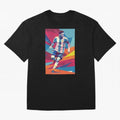 Messi in action Graphic poster design Classic T-Shirt Bring Global Tournament Vibes to FIFA World Cup 2026 for Fans of Messi and England, Bringing Goal Celebration Energy, Supporter Heritage, Football Icons and Worldwide Tournament Joy; Ideal for