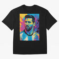 Argentina World Champs Messi Number Oversized T-Shirt Celebrate the Magic of FIFA World Cup 2026 USA Canada Mexico for Fans of Messi, Neymar and Mbappe and Argentina, Bringing Football Festival Excitement, Trophy Ambitions, Country Rivalries and