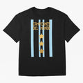 Argentina Jersey 3 Stars World Champions Classic T-Shirt Feel the Trophy Chase of FIFA World Cup 2026 USA Canada Mexico Spirit, Centered on England, France and Netherlands, Cristiano Ronaldo, Worldwide Fan Energy, Dramatic Goals, Stadium Lights and