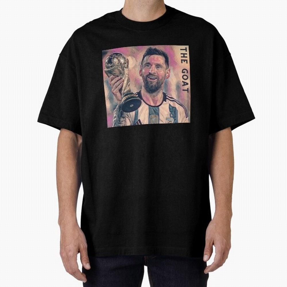 Messi T-Shirt Oversized T-Shirt Bring Bold Fan Energy to FIFA World Cup 2026 Spirit, Featuring Argentina and Brazil, Cristiano Ronaldo, Game Day Rituals, Football Legends, Country Pride and the Road to the Final; Ideal for Passionate Fans Who Love