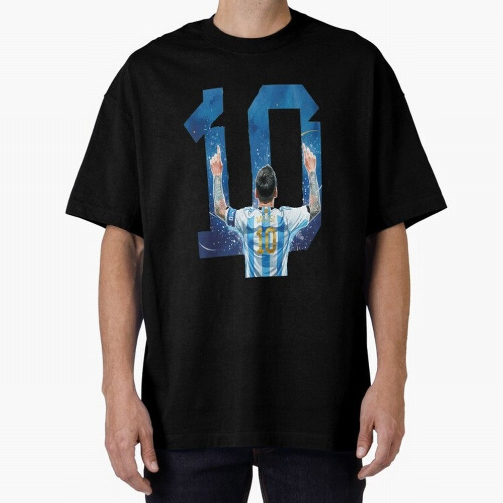 Messi 10 Argentina Oversized T-Shirt Turn Football Passion into FIFA World Cup 2026 USA Canada Mexico Connected to Mbappe and Neymar, England and Germany Energy, Stadium Memories, Football Loyalty, International Chants and Championship Tradition;