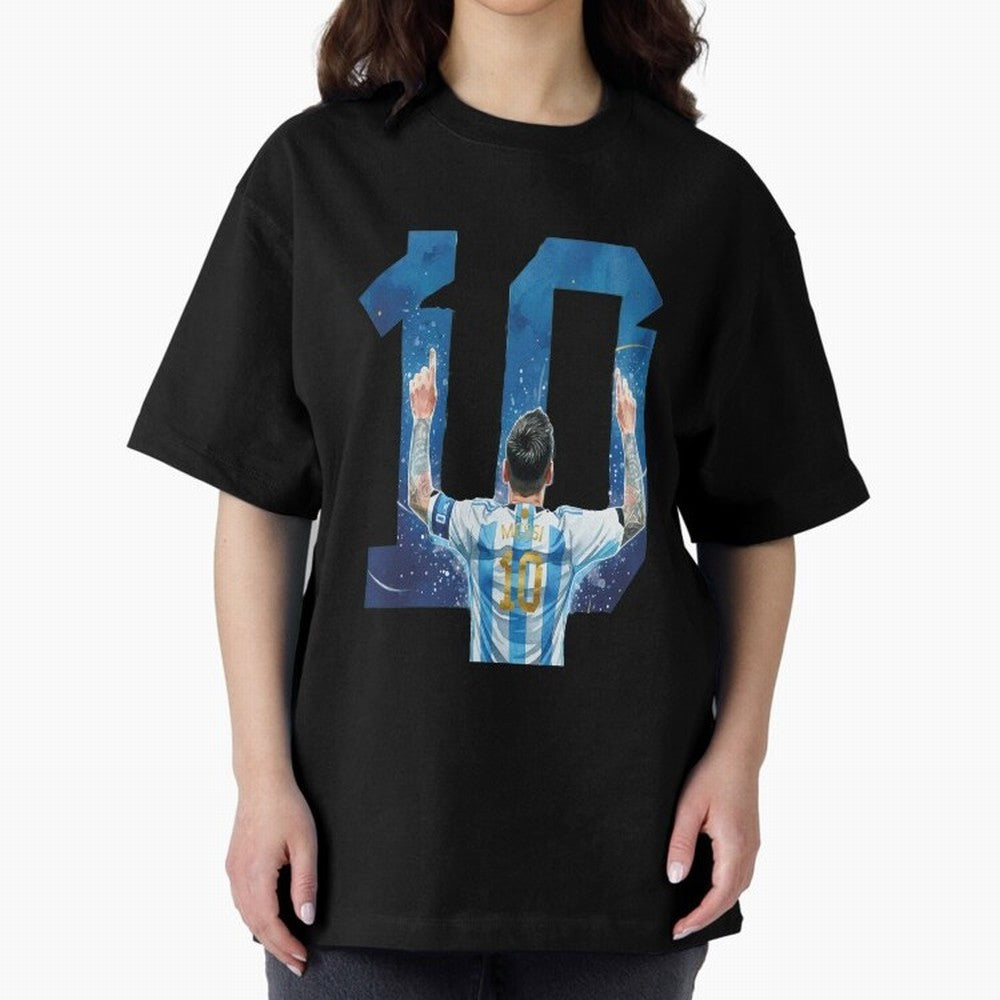 Messi 10 Argentina Oversized T-Shirt Turn Football Passion into FIFA World Cup 2026 USA Canada Mexico Connected to Mbappe and Neymar, England and Germany Energy, Stadium Memories, Football Loyalty, International Chants and Championship Tradition;