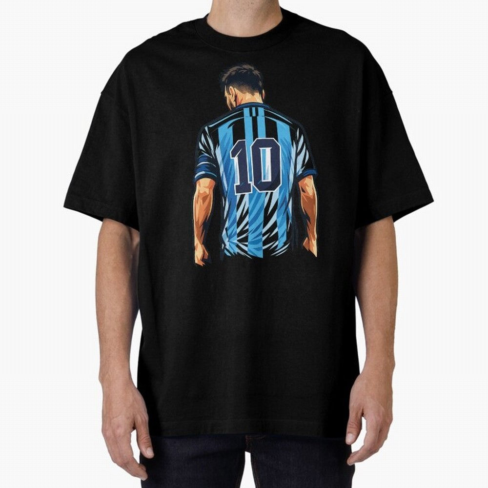 Messi 10 legend Oversized T-Shirt Honor the FIFA World Cup 2026 USA Canada Mexico Journey through Neymar, Haaland and Cristiano Ronaldo Highlights, France Pride, Global Supporter Spirit, Legendary Goals, National Colors and Tournament Celebration;