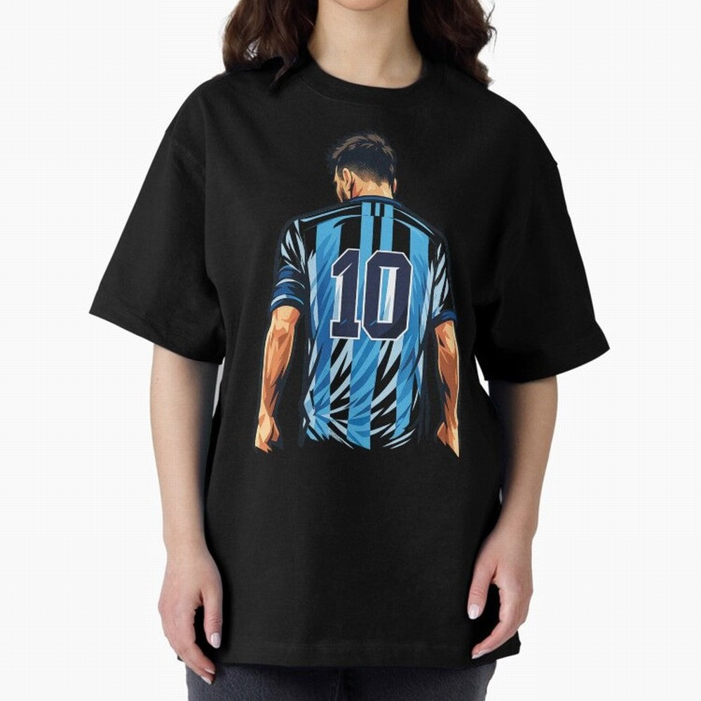 Messi 10 legend Oversized T-Shirt Honor the FIFA World Cup 2026 USA Canada Mexico Journey through Neymar, Haaland and Cristiano Ronaldo Highlights, France Pride, Global Supporter Spirit, Legendary Goals, National Colors and Tournament Celebration;