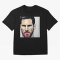 Cartoon-like Messi Oversized T-Shirt Bring Global Tournament Vibes to FIFA World Cup 2026 Filled with Cristiano Ronaldo, Brazil, Portugal and Argentina Energy, Fan Favorite Moments, National Team Passion, Big Match Drama and Soccer History; Ideal