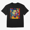 art grafic of Messi Classic T-Shirt Fuel the Hype around Match Day Hype around FIFA World Cup 2026, Cristiano Ronaldo, England and Germany, Football Festival Excitement, Trophy Ambitions, Country Rivalries and Star Player Buzz; Created for Match