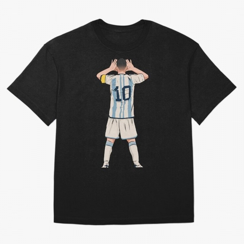 Lionel Messi Oversized T-Shirt Stand with FIFA World Cup 2026 Group Stage Made for CR7, Brazil, Portugal and Argentina Energy, Football Passion, Legendary Performances, Festival Vibes and Supporter Community; Great for Supporters Who Love Legendary