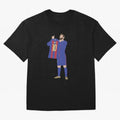 Messi minimalist design Oversized T-Shirt Celebrate Football Dreams Across FIFA World Cup 2026 Group Stage Spirit, Connected to Argentina, France and Brazil, CR7, Football Festival Excitement, Trophy Ambitions, Country Rivalries and Star Player