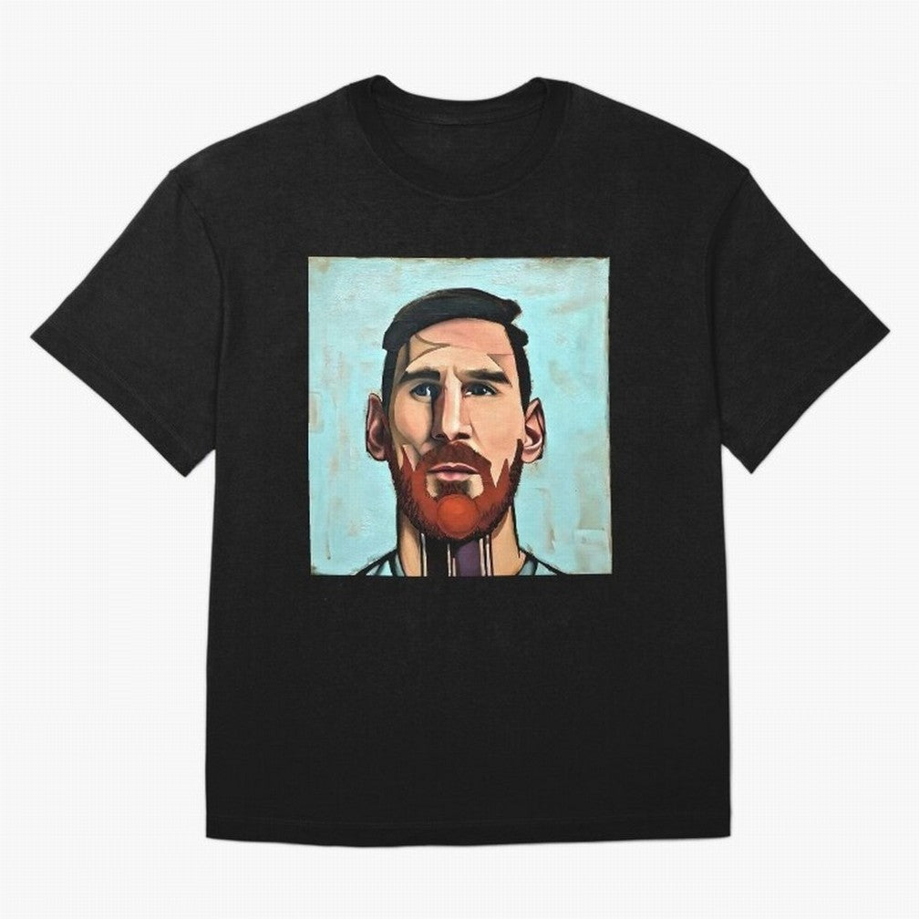 cartoon Messi Classic T-Shirt Bring Bold Fan Energy to FIFA World Cup 2026 for Fans of Mbappe and Neymar and Portugal, Bringing Game Day Rituals, Football Legends, Country Pride and the Road to the Final; Created for Match Day Parties, Soccer