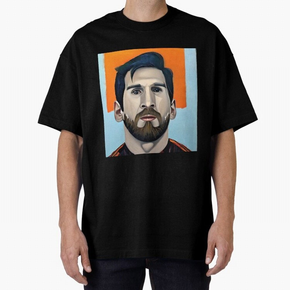 portrait of Messi with beard Classic T-Shirt Enjoy the FIFA World Cup 2026 USA Canada Mexico Journey through CR7 Highlights, Argentina Pride, Worldwide Fan Energy, Dramatic Goals, Stadium Lights and Championship Celebrations; Great for Watch