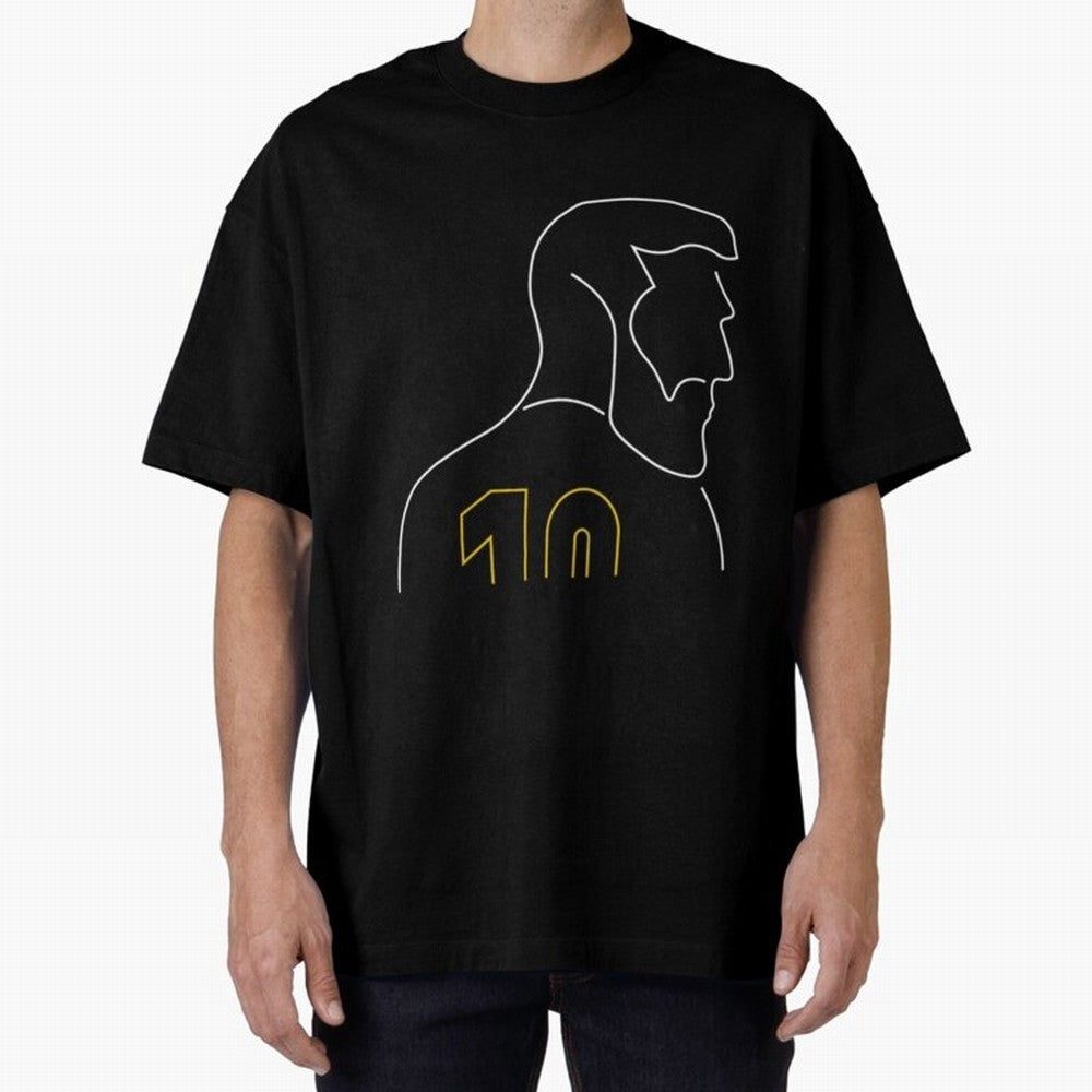 Lionel Messi 10 - Barcelona| Perfect Gift For you and friends Classic T-Shirt Follow Every Goal of Global Football Passion for FIFA World Cup 2026 Group Stage, Driven by Messi, Neymar and Mbappe, Argentina, France and Brazil, Vintage Soccer Flavor,