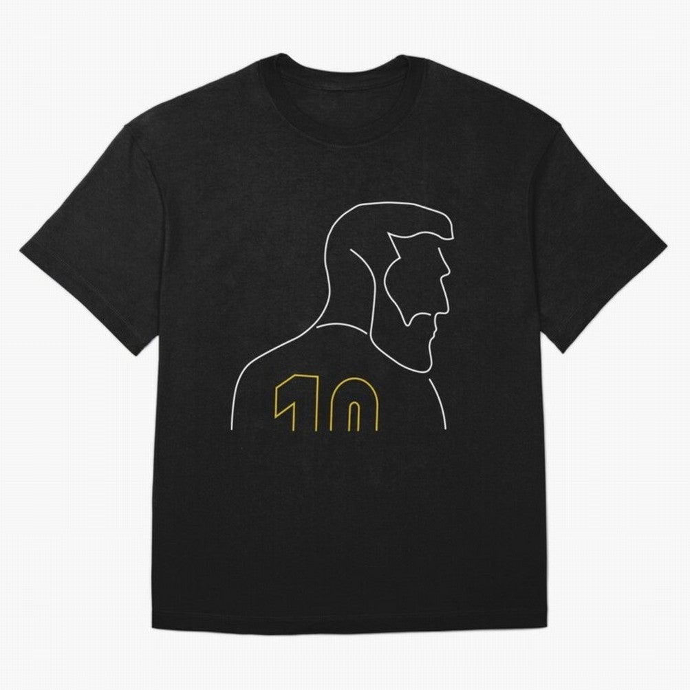 Lionel Messi 10 - Barcelona| Perfect Gift For you and friends Classic T-Shirt Follow Every Goal of Global Football Passion for FIFA World Cup 2026 Group Stage, Driven by Messi, Neymar and Mbappe, Argentina, France and Brazil, Vintage Soccer Flavor,