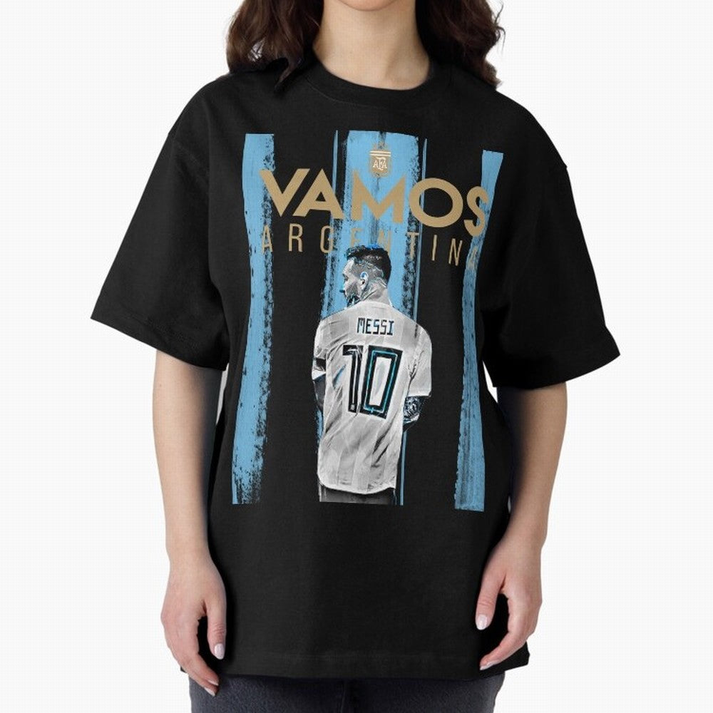Lionel Messi TShirt Classic T-Shirt Honor the Football Icons of Global Football Passion for FIFA World Cup 2026 Group Stage, with Messi, Brazil, Portugal and Argentina, Vintage Soccer Flavor, Modern Football Stars, National Flags and Final Night