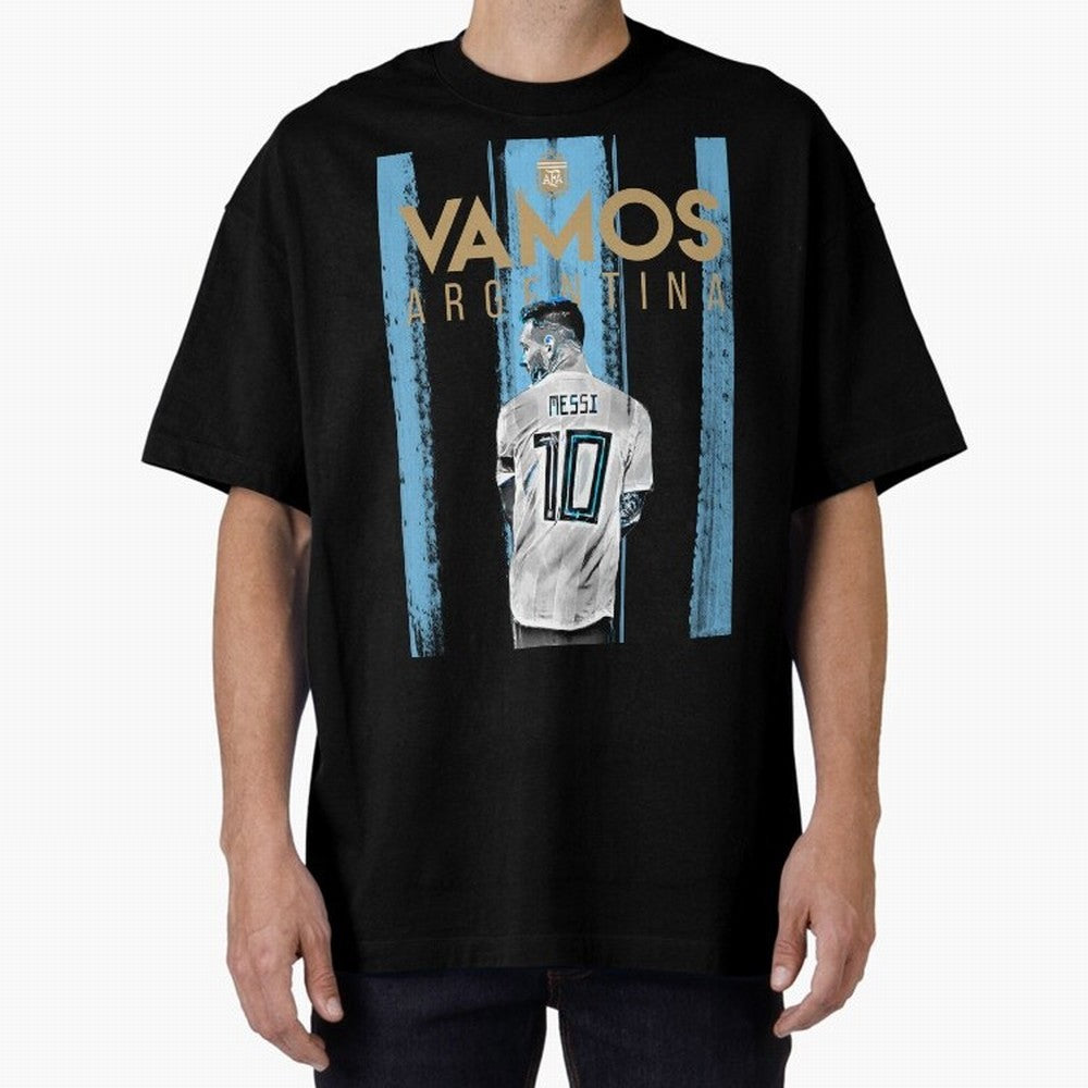 Lionel Messi TShirt Classic T-Shirt Honor the Football Icons of Global Football Passion for FIFA World Cup 2026 Group Stage, with Messi, Brazil, Portugal and Argentina, Vintage Soccer Flavor, Modern Football Stars, National Flags and Final Night
