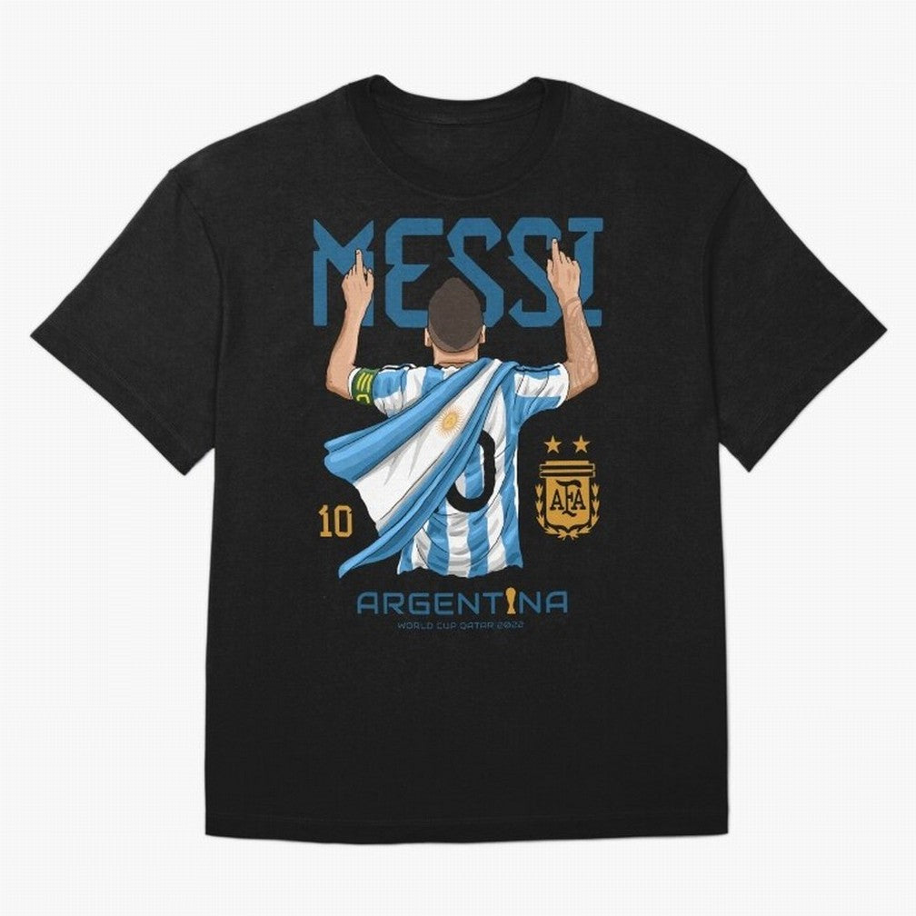 The King Leo Messi Legend Oversized T-Shirt Make Memories around FIFA World Cup 2026 USA Canada Mexico for Fans of Mbappe and Neymar and Spain and Netherlands, Bringing Stadium Chants, National Pride, Trophy Dreams and Unforgettable Football