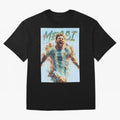 MiaMessi Premium Oversized T-Shirt Feel the Trophy Chase of Global Football Passion for FIFA World Cup 2026 USA Canada Mexico, Capturing Haaland, Portugal, Spain and Germany, Match Day Excitement, Supporter Culture, Golden Goals and Global Football