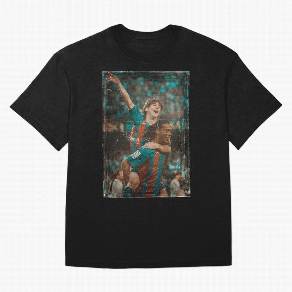Messi and Ronaldinho Vintage Classic T-Shirt Relive Legendary Nights from the FIFA World Cup 2026 Group Stage Journey through Messi, Neymar and Mbappe Highlights, Brazil, Portugal and Argentina Pride, Goal Celebration Energy, Supporter Heritage,